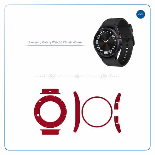 Samsung_Watch6 Classic 43mm_Matte_Warm_Red_2